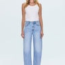 Wes High Rise Barrel Jean
