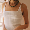 Pointelle Square Cami