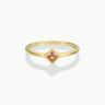 Champagne Diamond Stud Ring