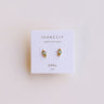 Tri Ball Studs Gold Earrings