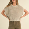 Dolman Sleeve Knitted Top