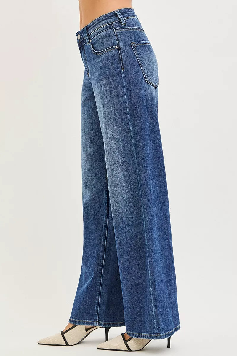 RISEN Slouchy Baggy Jeans with Pockets – view 4