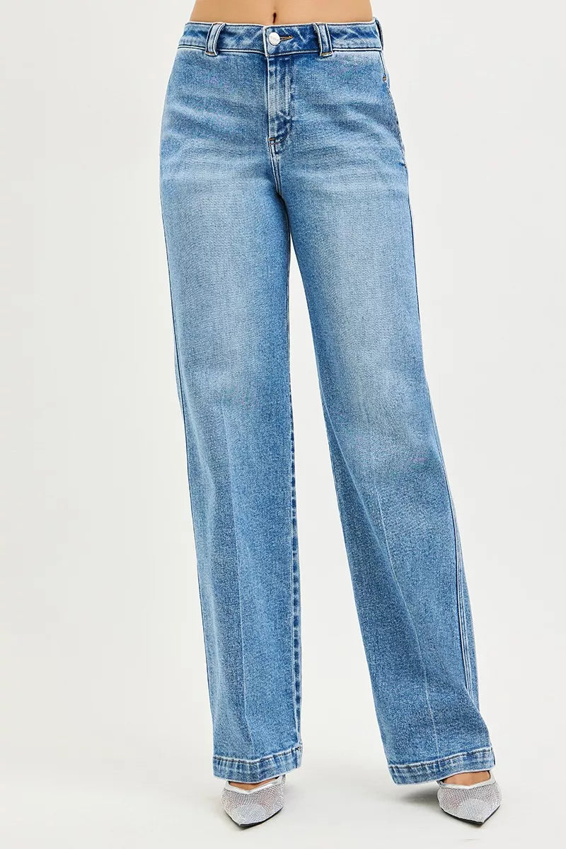 RISEN Slouchy Straight Jeans