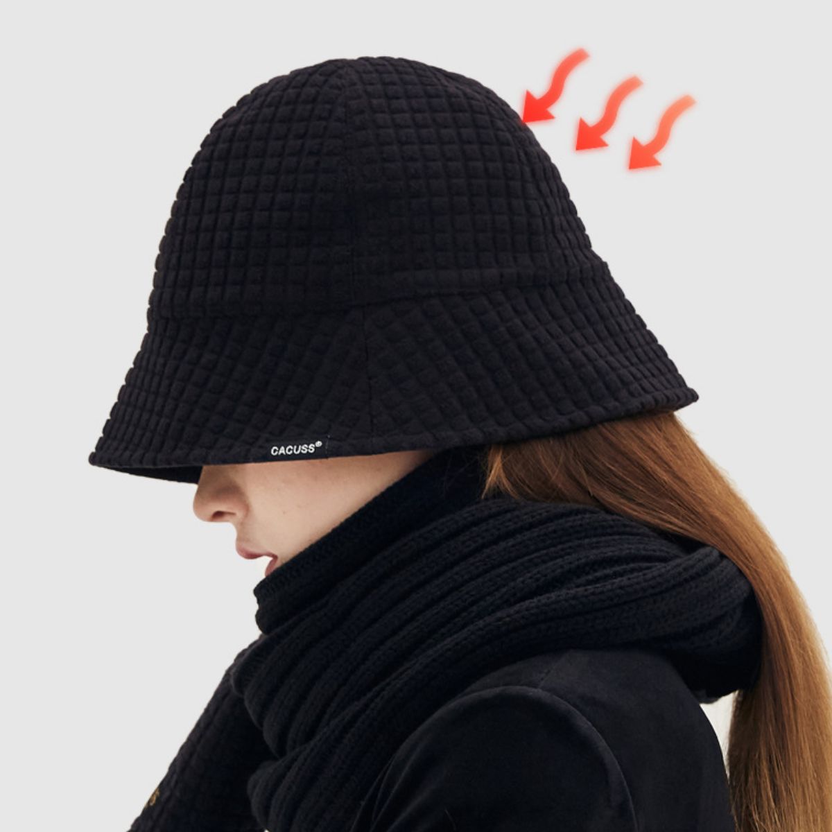 Textured Knit Bucket Hat – view 3