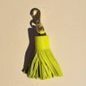 Leather Tassel Keychain