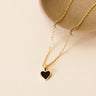Gemstone Heart Pendant Necklace