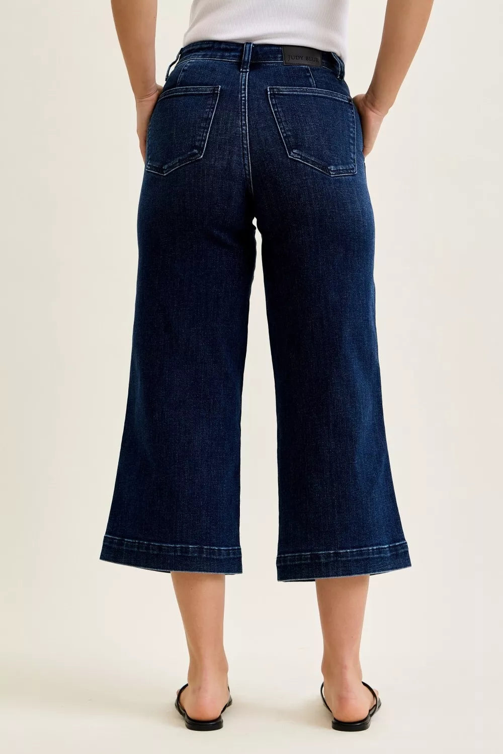 Judy Blue High Waist Ankle Wide Jeans – view 5