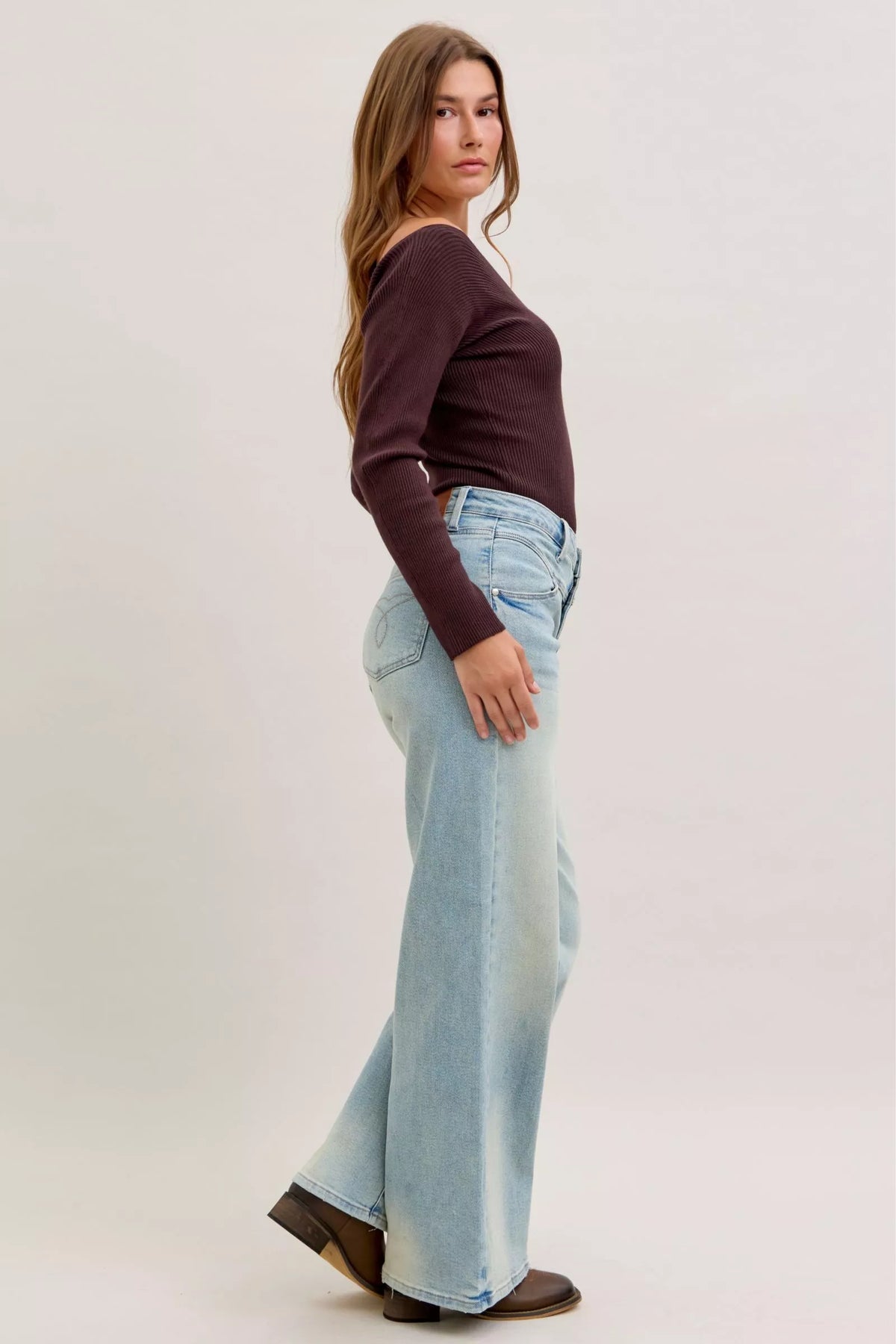 Judy Blue High Waist Column Straight Jeans – view 9