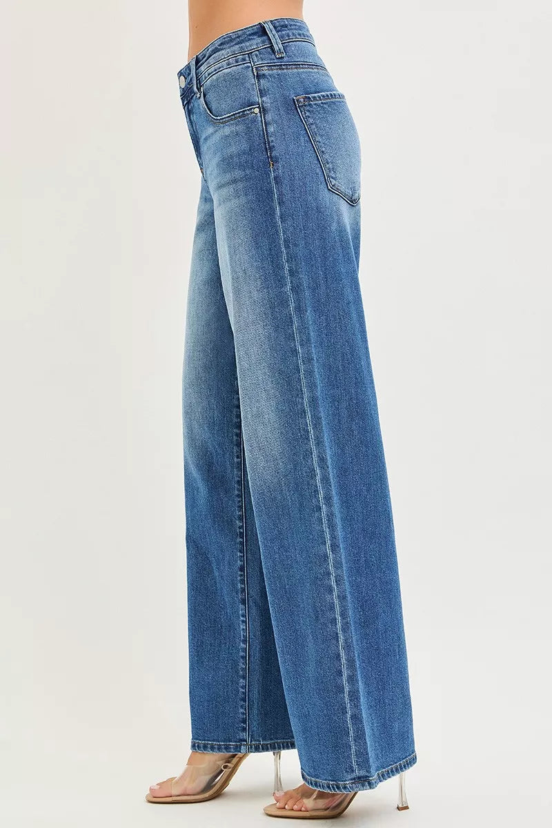 RISEN Slouchy Baggy Jeans with Pockets – view 4