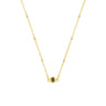 Birthstone Necklace Gold