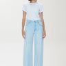 Tate High Rise Bowed Wide Leg Jean