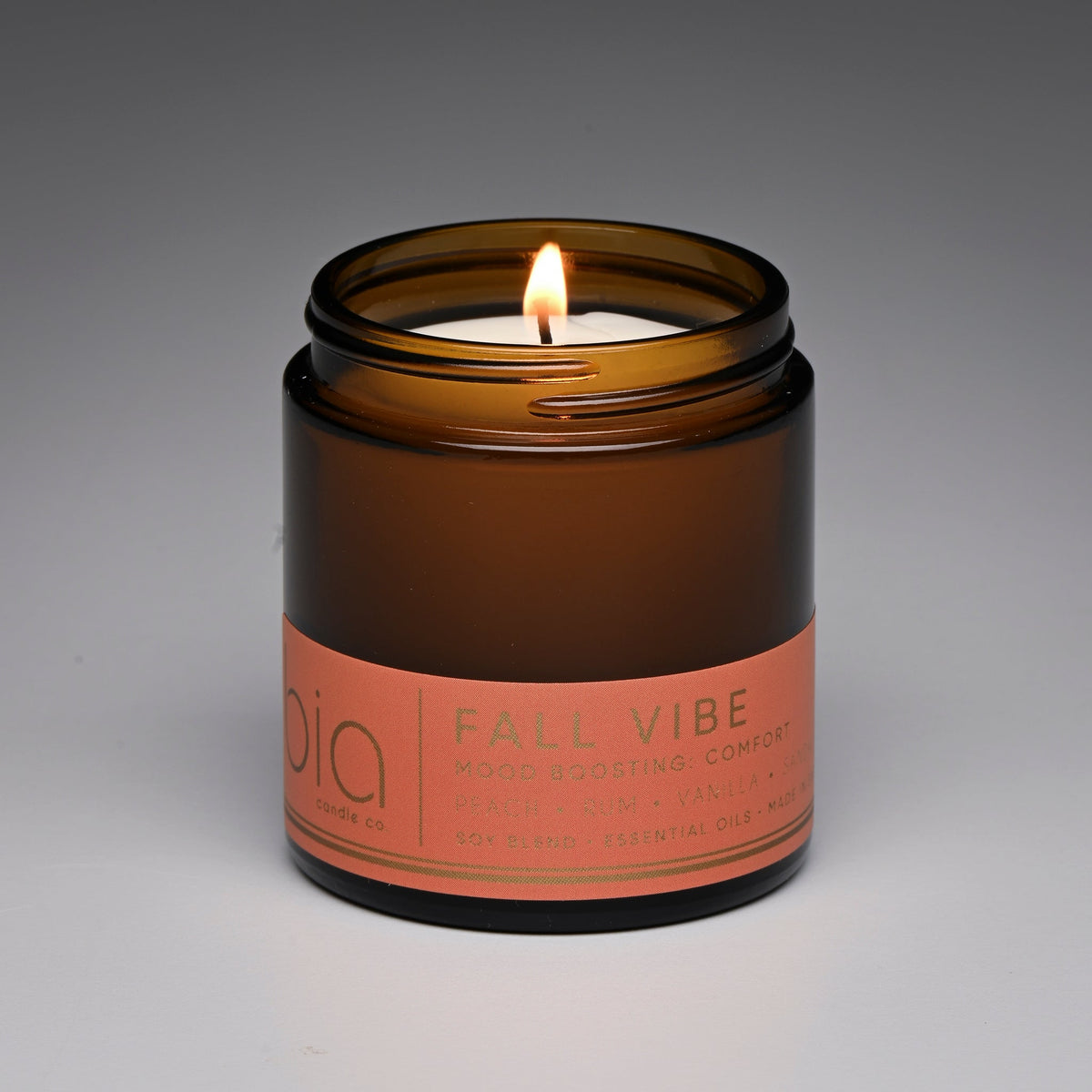Fall Vibe Functional Mood Boosting Candle - Calming & Grounding by Bia Candle Co