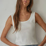 Pointelle Ribbed Tank