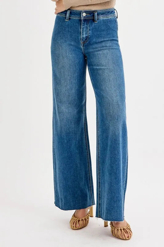 RISEN High-Waisted Wide Leg Jeans – view 2