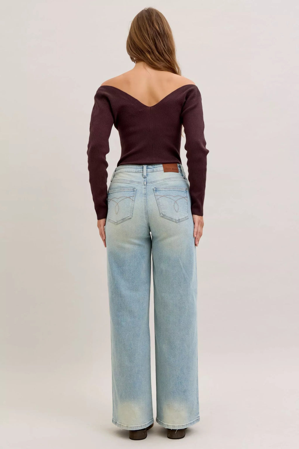 Judy Blue High Waist Column Straight Jeans – view 10