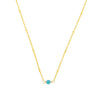 Birthstone Necklace Gold