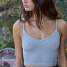 Knit Ribbed Seamless Brami