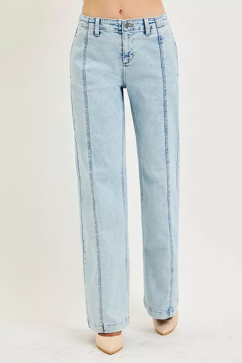 RISEN Slouchy Wide Leg Jeans – view 5