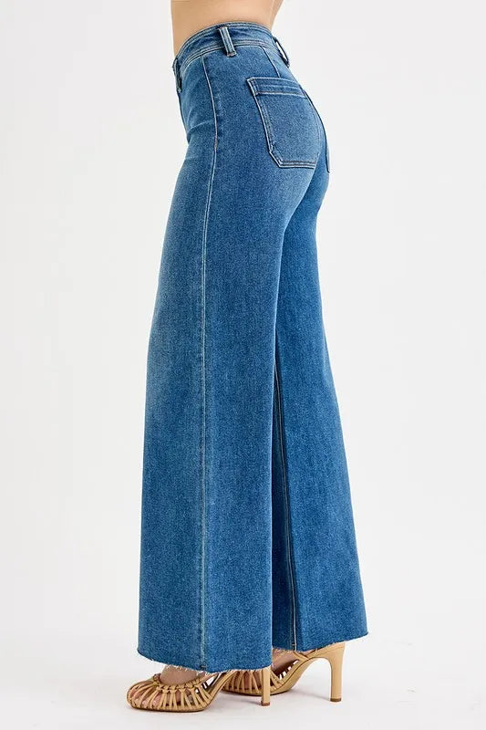 RISEN High-Waisted Wide Leg Jeans – view 4