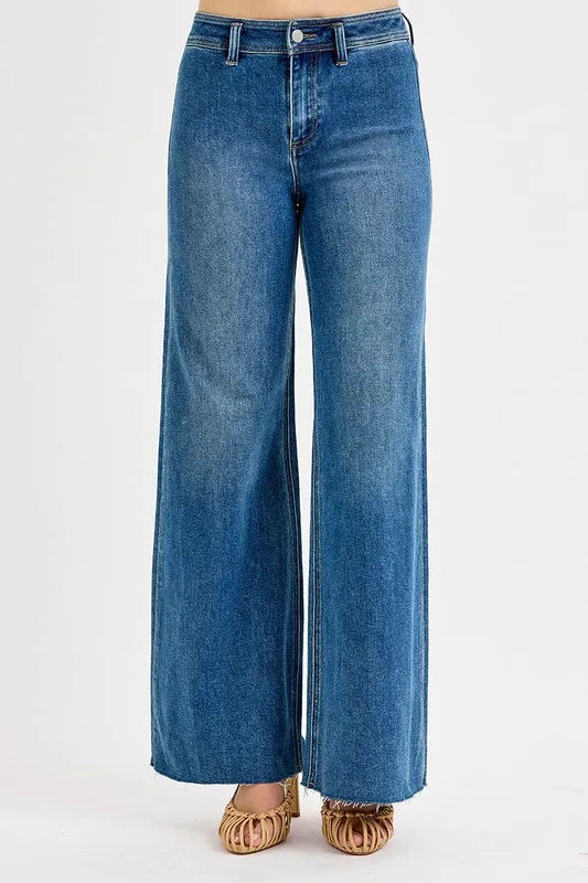 RISEN High-Waisted Wide Leg Jeans – view 3