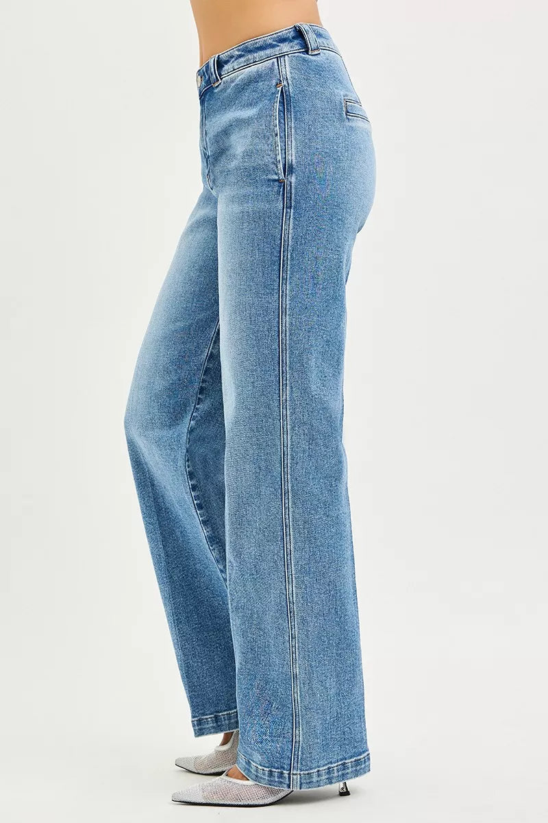 RISEN Slouchy Straight Jeans – view 4