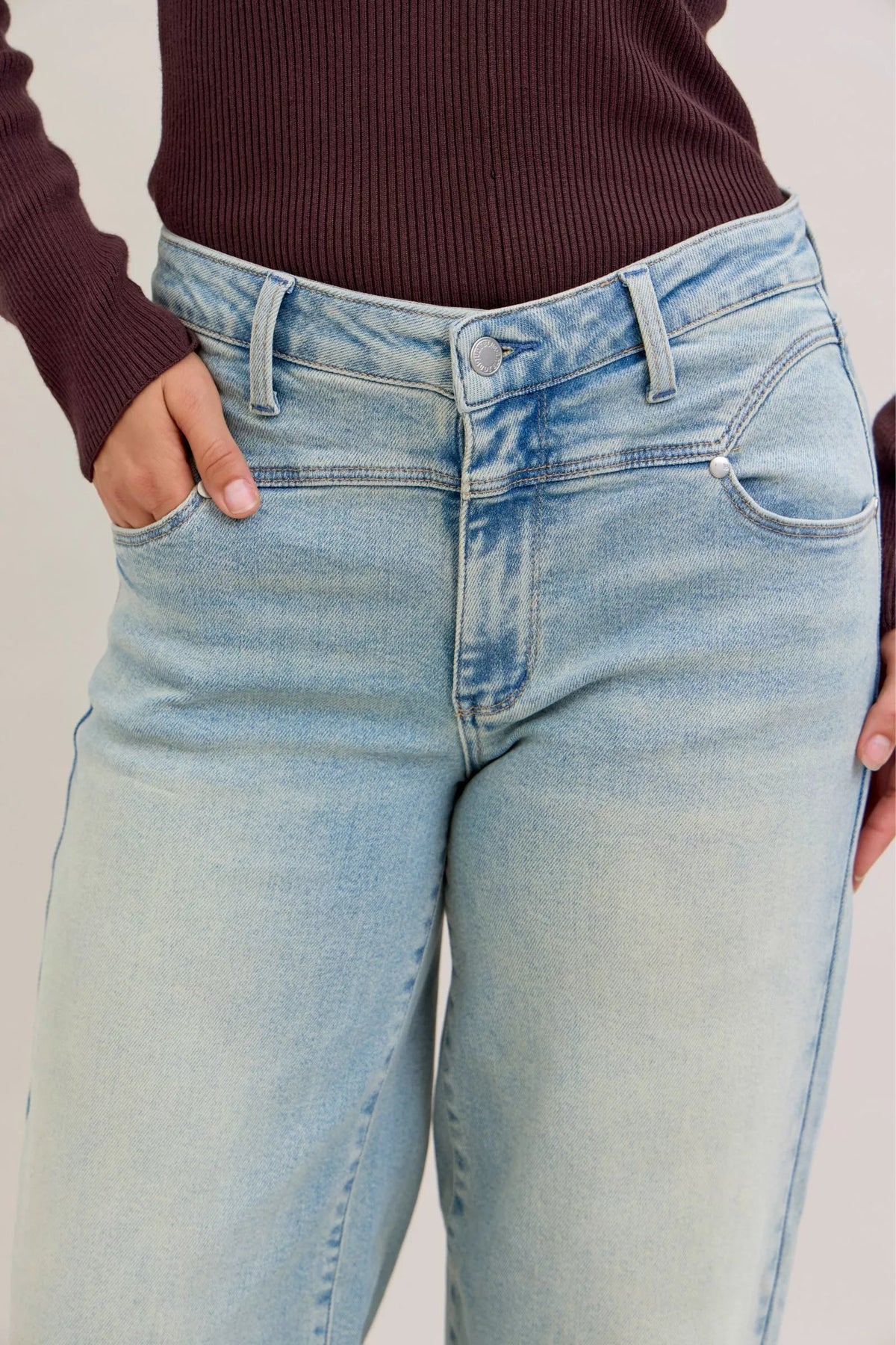 Judy Blue High Waist Column Straight Jeans – view 11