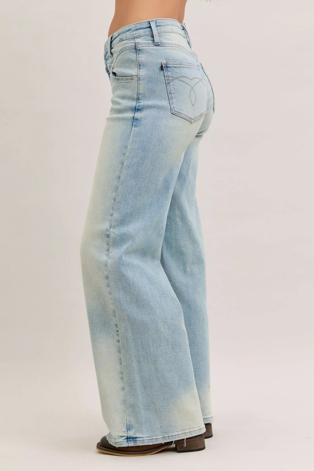 Judy Blue High Waist Column Straight Jeans – view 3