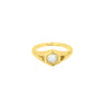 Opal Signet Ring Gold