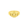 Sunbeam Signet Ring Gold