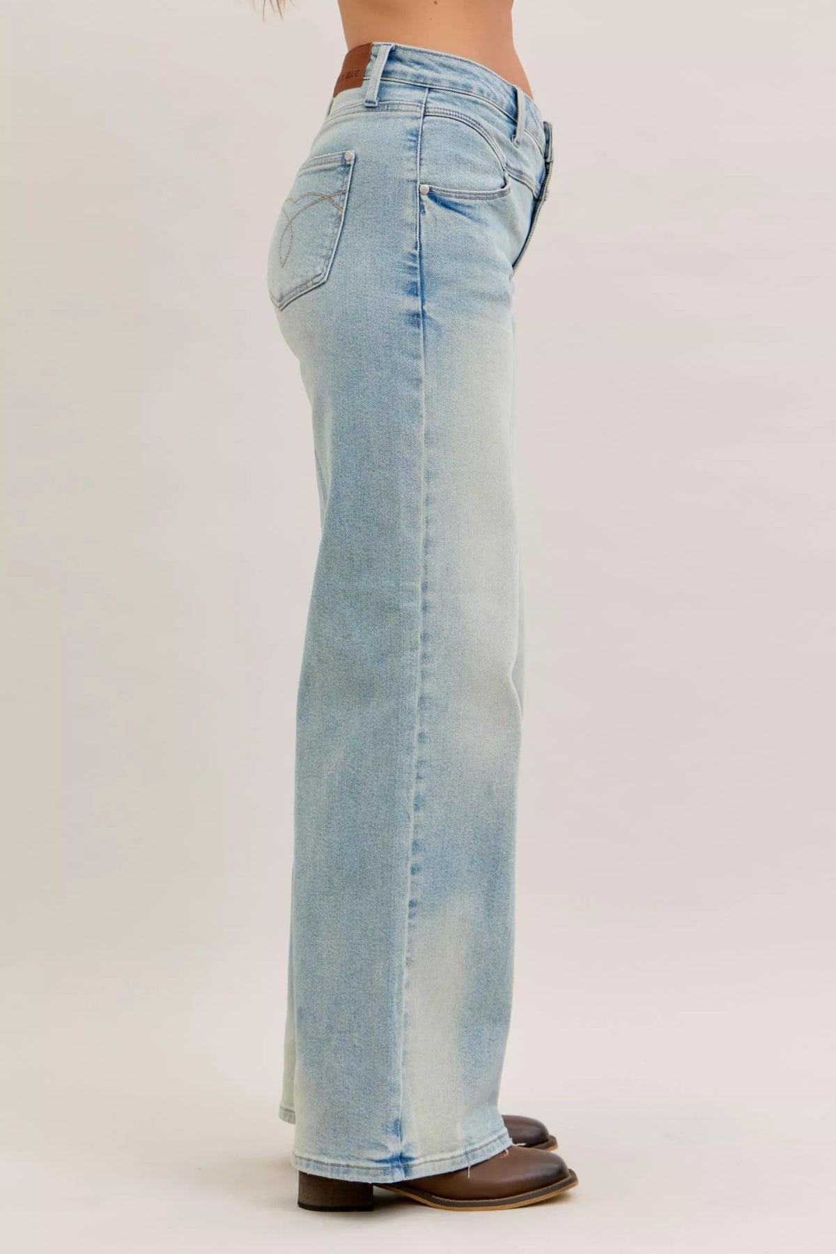 Judy Blue High Waist Column Straight Jeans – view 2