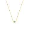 Birthstone Necklace Gold