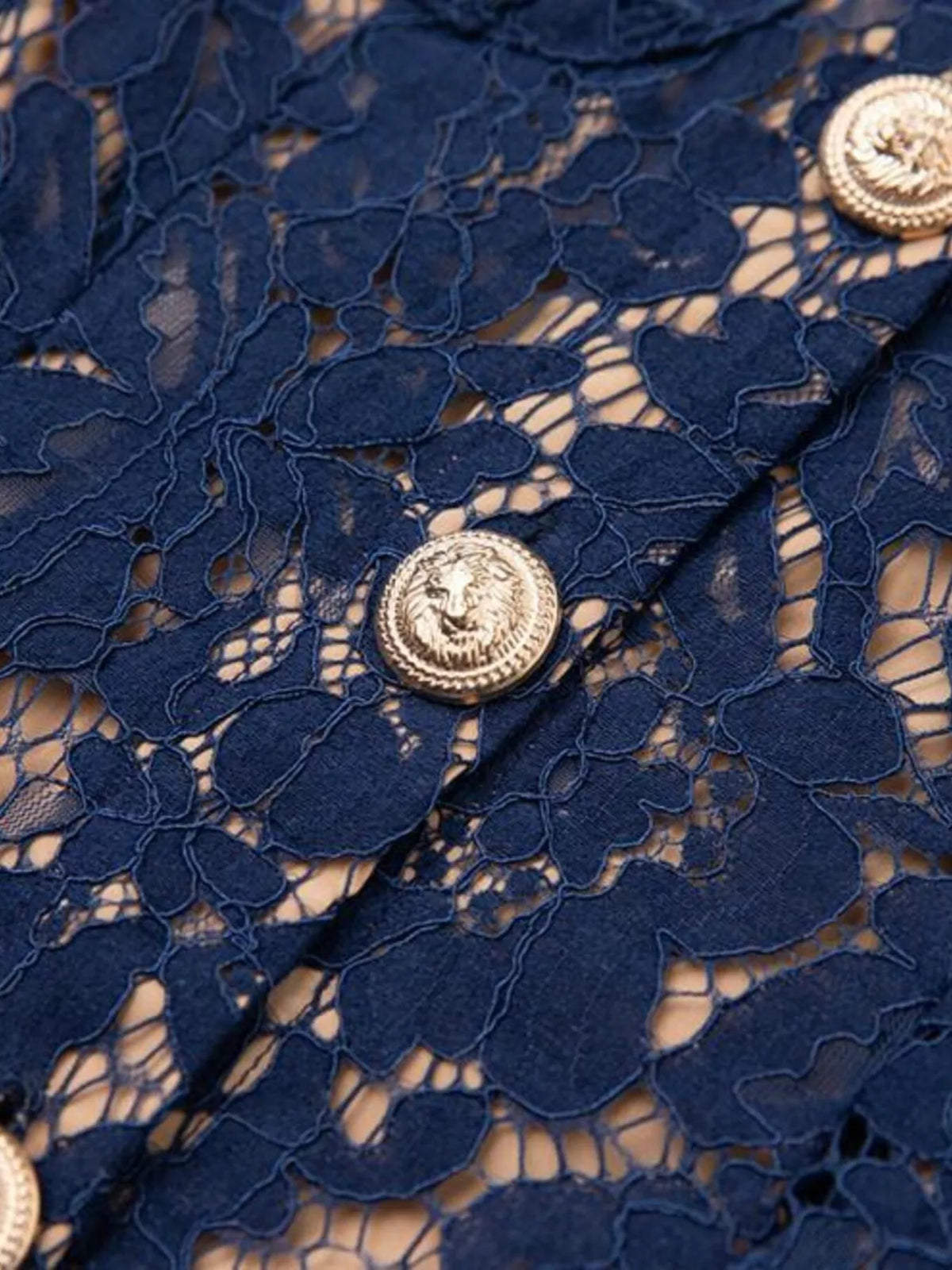 Lace Button-Down Midi Dress by Brocade – view 11