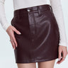 Abi High Rise Mini Skirt