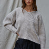 Statement V Ribbed Sweater
