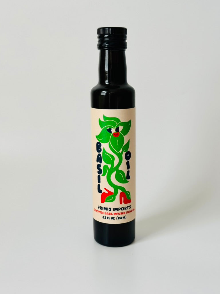 Genovese Basil Infused Olive Oil – Co-Milled Method by Primis Imports – view 2
