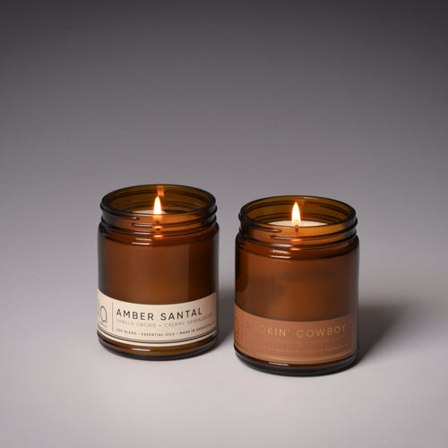 Best Sellers Duo: Amber Santal & Smokin’ Cowboy by Bia Candle Co