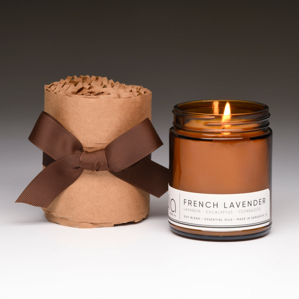 French Lavender Soy Blend Candle — Lavender, Eucalyptus & Cedarwood by Bia Candle Co – view 8