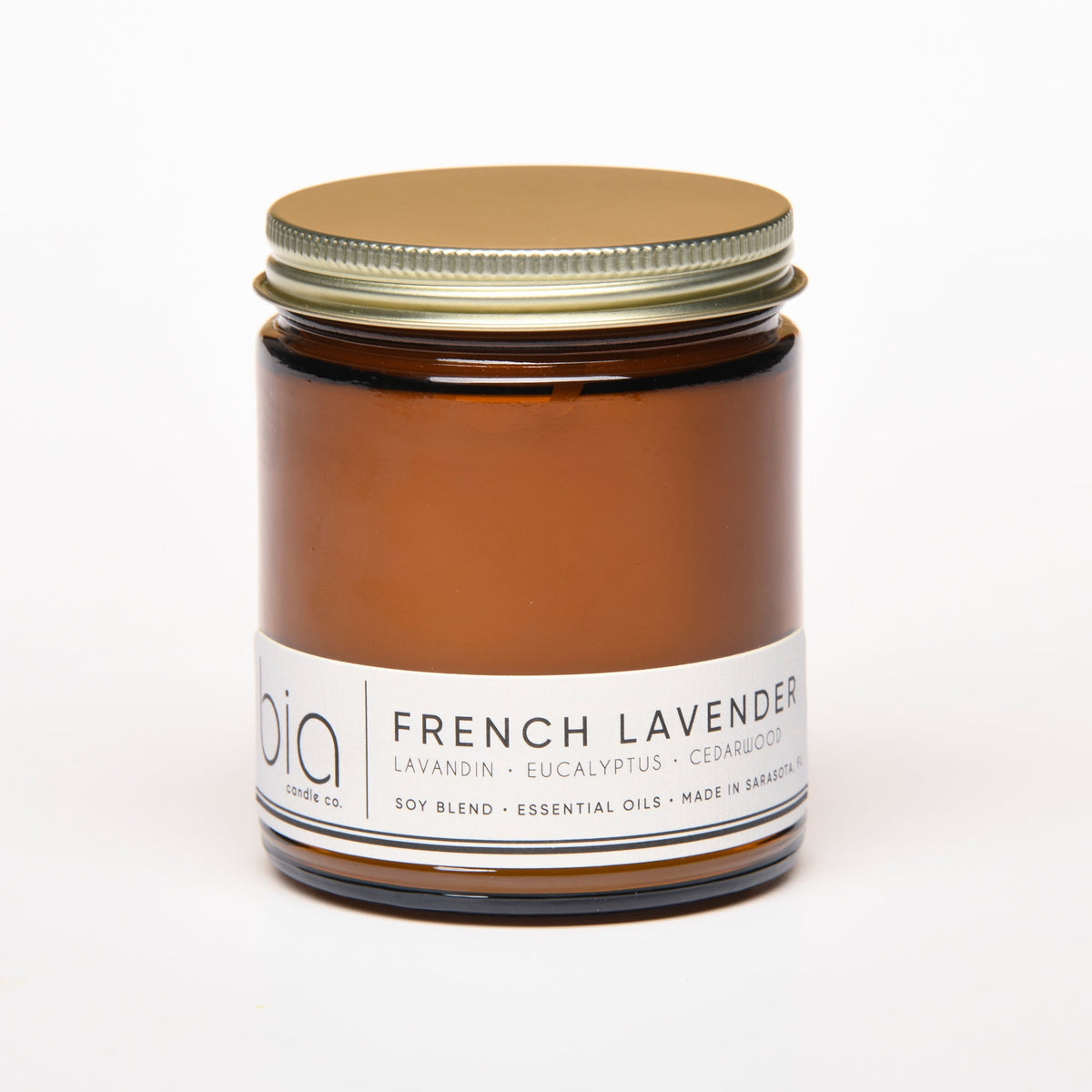 French Lavender Soy Blend Candle — Lavender, Eucalyptus & Cedarwood by Bia Candle Co – view 7