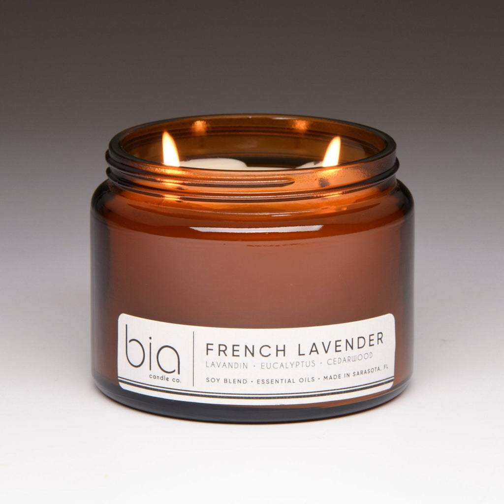 French Lavender Soy Blend Candle — Lavender, Eucalyptus & Cedarwood by Bia Candle Co – view 9