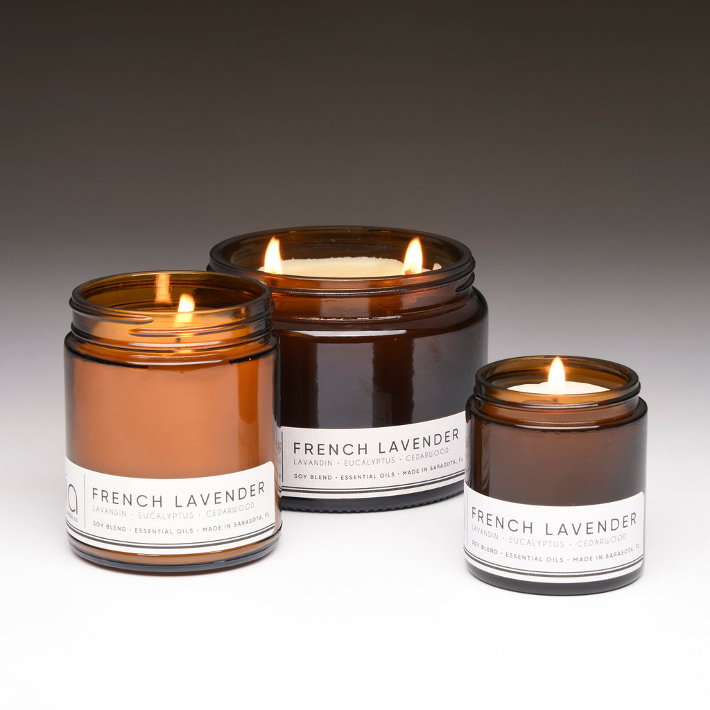 French Lavender Soy Blend Candle — Lavender, Eucalyptus & Cedarwood by Bia Candle Co – view 4