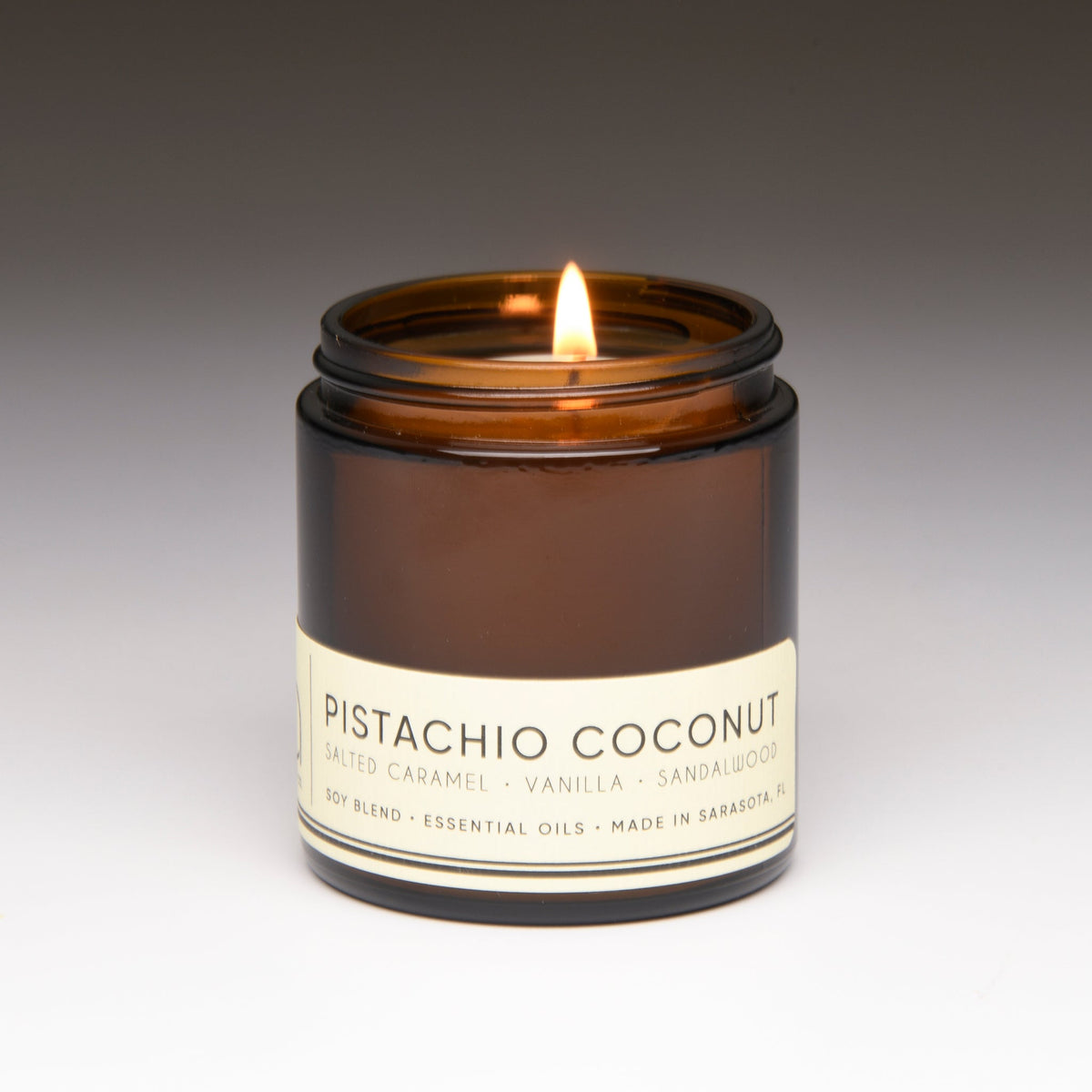 Pistachio Coconut Soy Blend Candle — Coconut, Pistachio & Vanilla by Bia Candle Co
