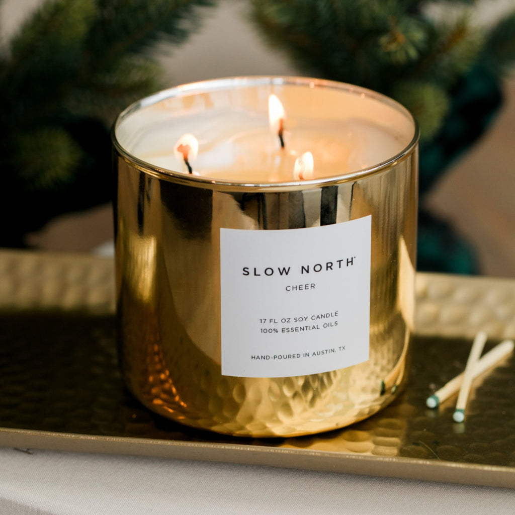 Cheer - Signature 3-Wick Candle (Seasonal) by Slow North – view 5