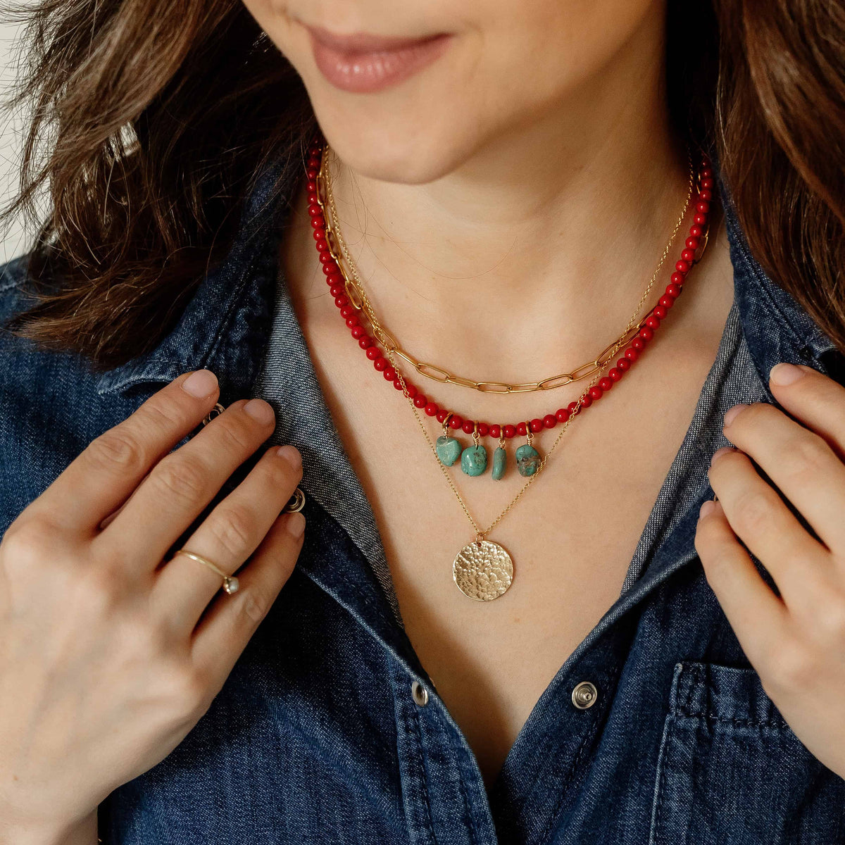 Canyon Beaded Necklace by Sela Designs – view 2