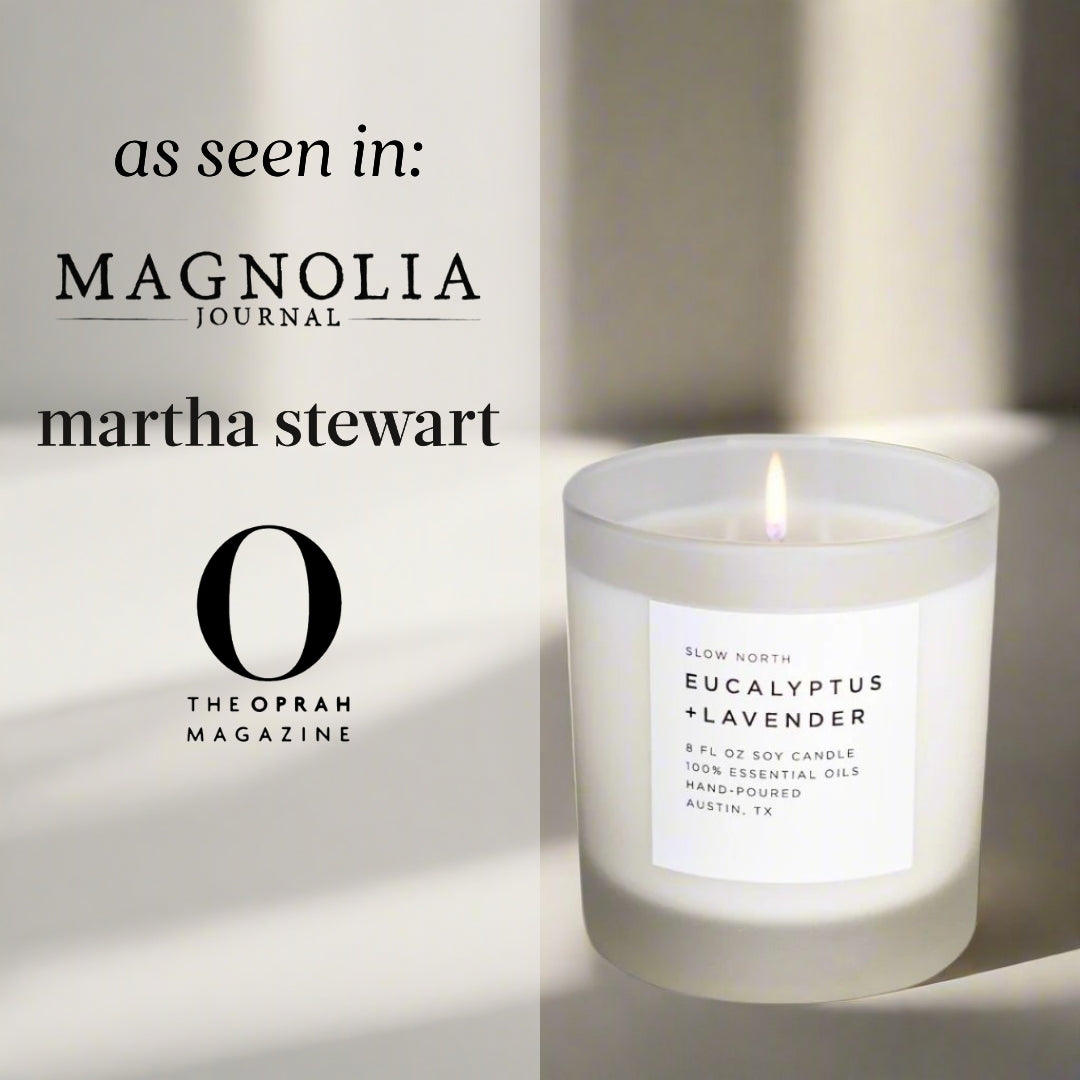 Eucalyptus + Lavender - Signature Soy Candle by Slow North – view 2