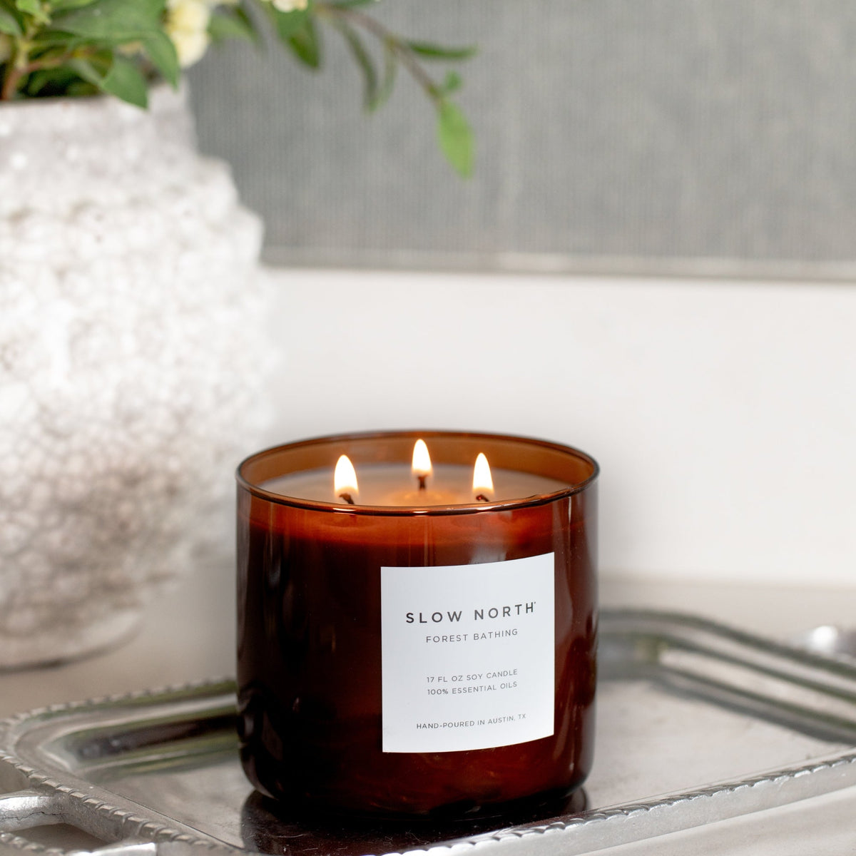 Forest Bathing - Signature 3-Wick Candle by Slow North – view 5