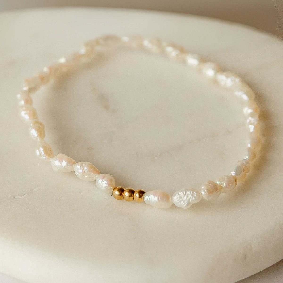 Grace Pearl Bracelet by Sela Designs – view 3