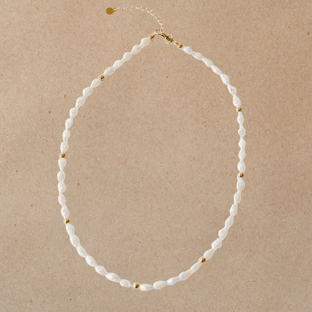Grace Pearl Necklace by Sela Designs – view 4