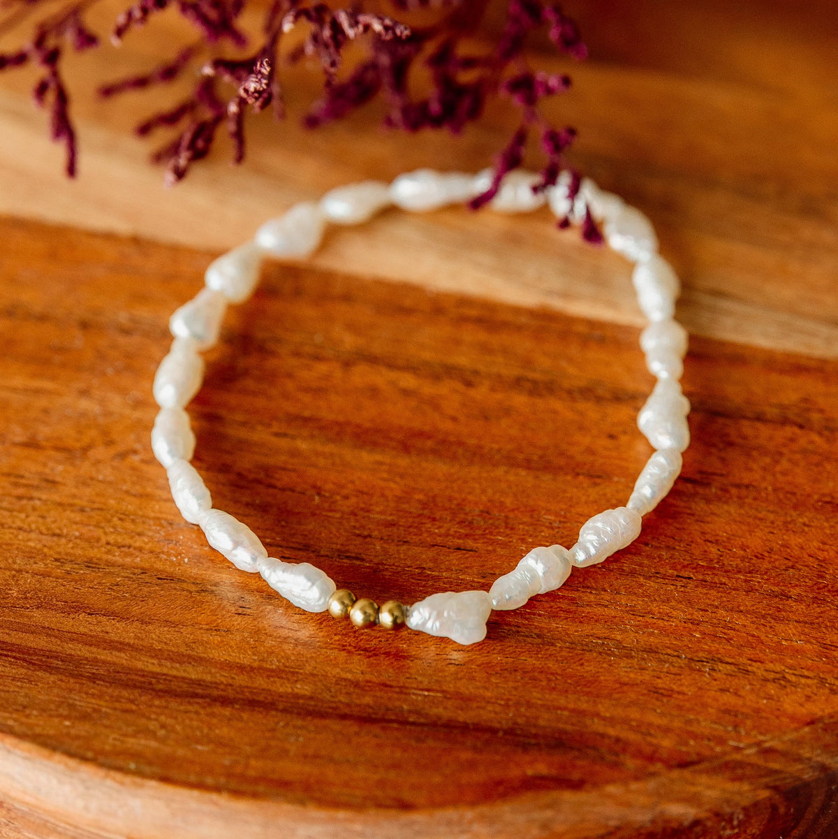 Grace Pearl Bracelet by Sela Designs