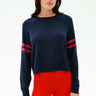 Brooks Stripe Fleece Sweatshirt