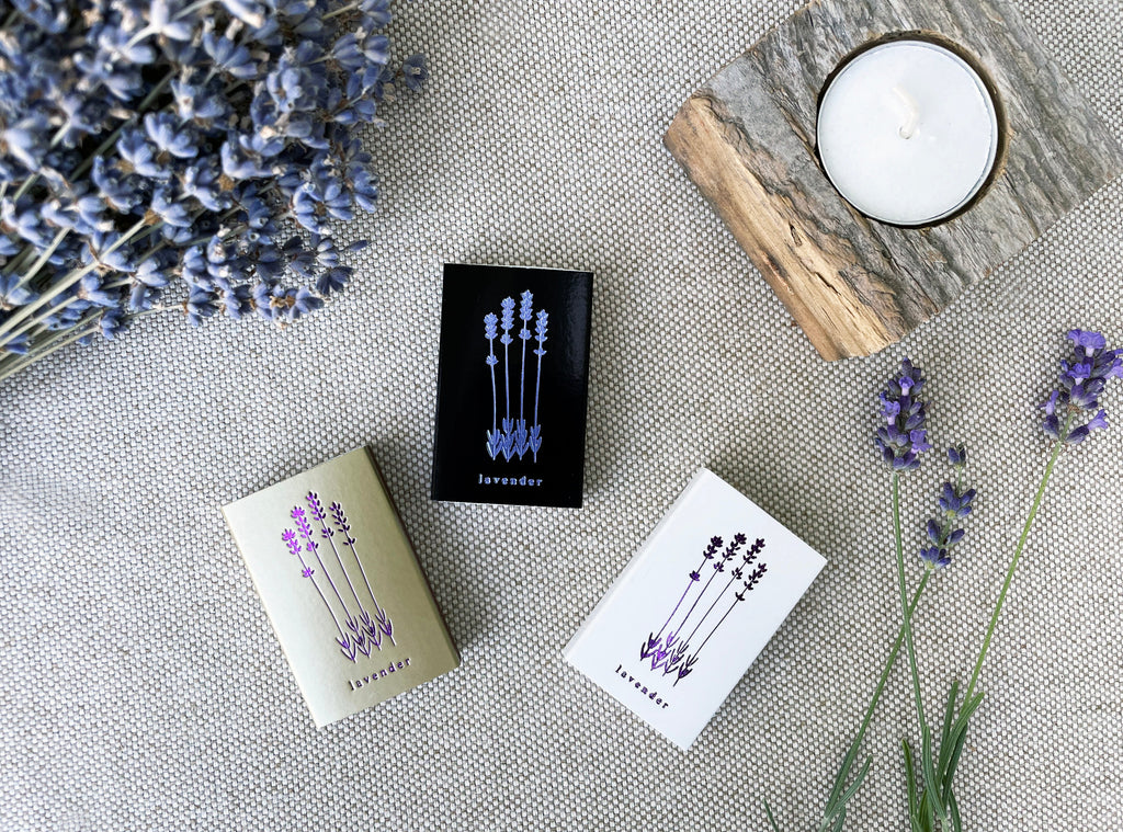 Lavender Foil Embossed Matchbox by Studio Portmanteau – view 3